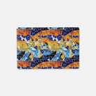 Barcelona Colors Mosaic Desk Mat - The Global Wanderer