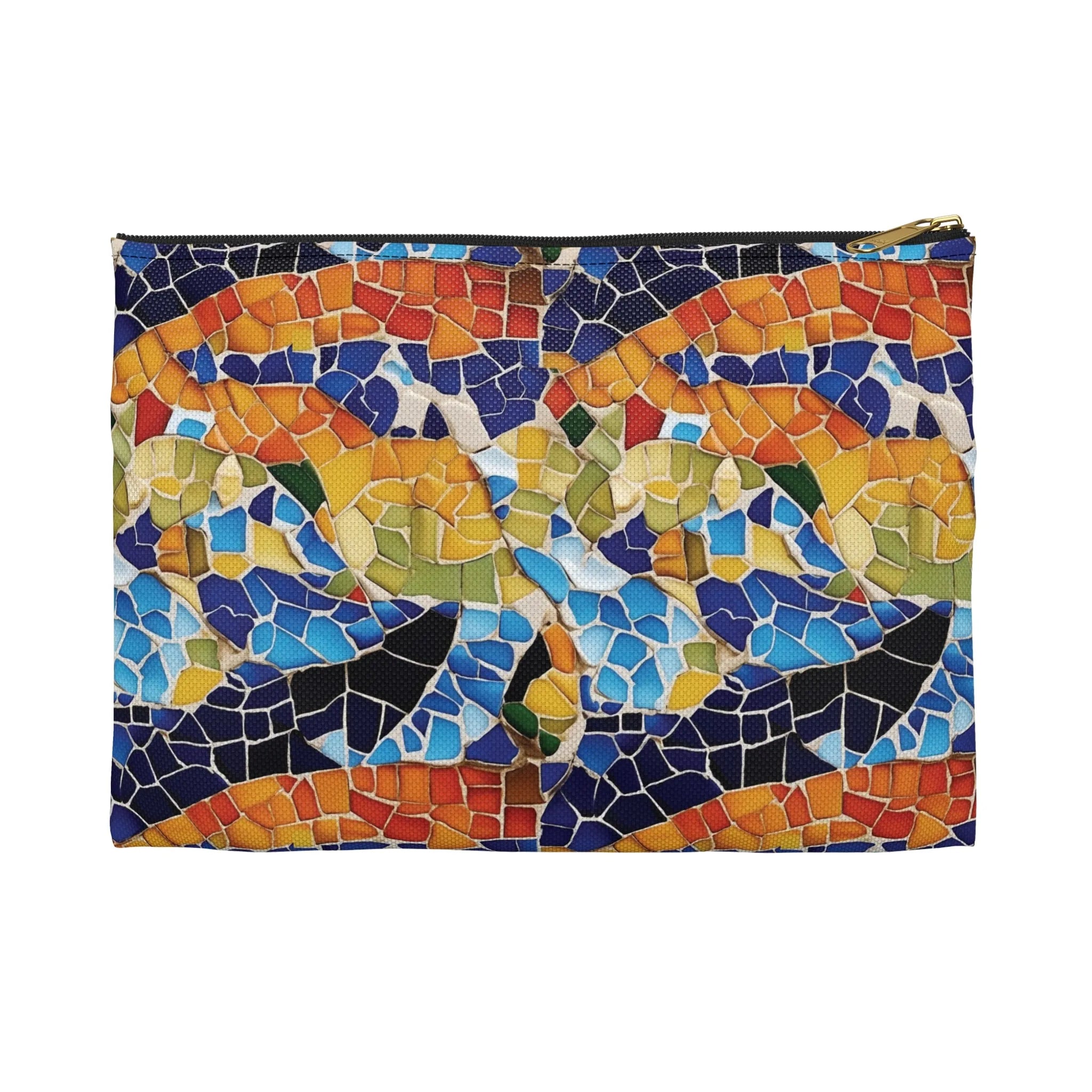 Barcelona Colors Mosaic Flat Pouch - The Global Wanderer