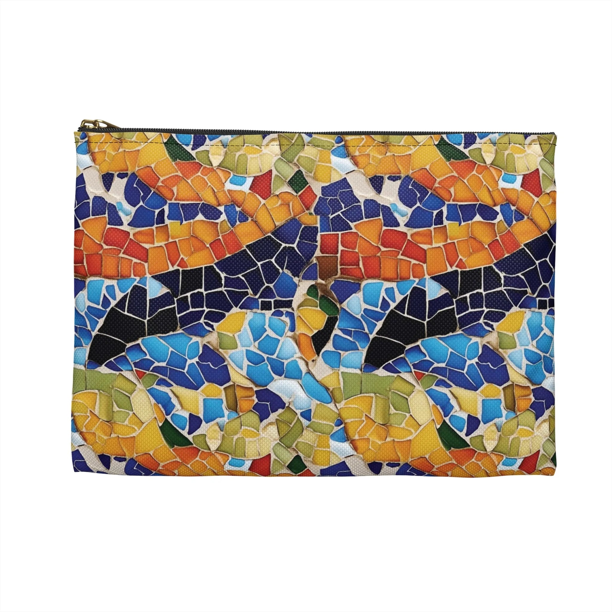 Barcelona Colors Mosaic Flat Pouch - The Global Wanderer