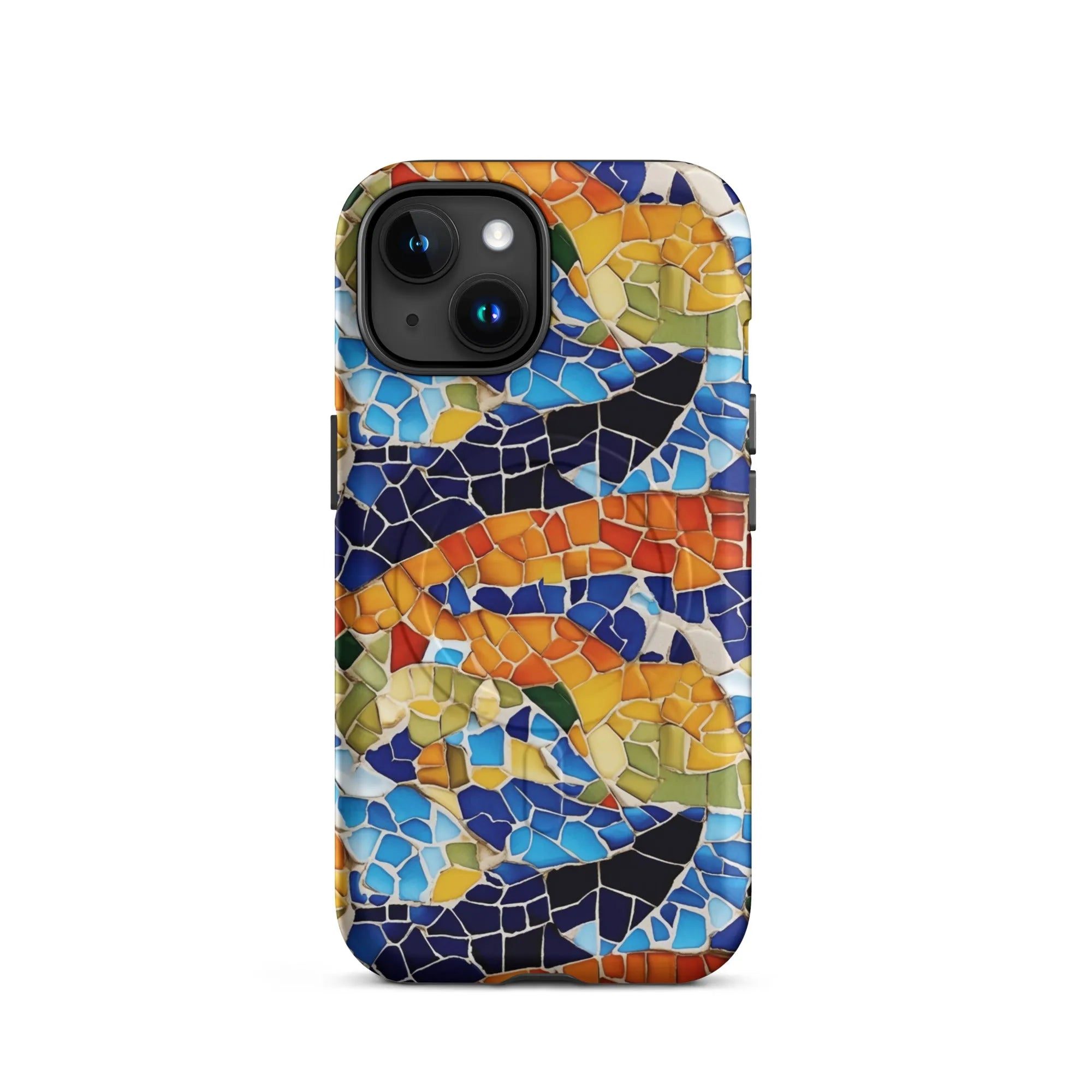 Barcelona Colors Mosaic MagSafe iPhone Case - The Global Wanderer