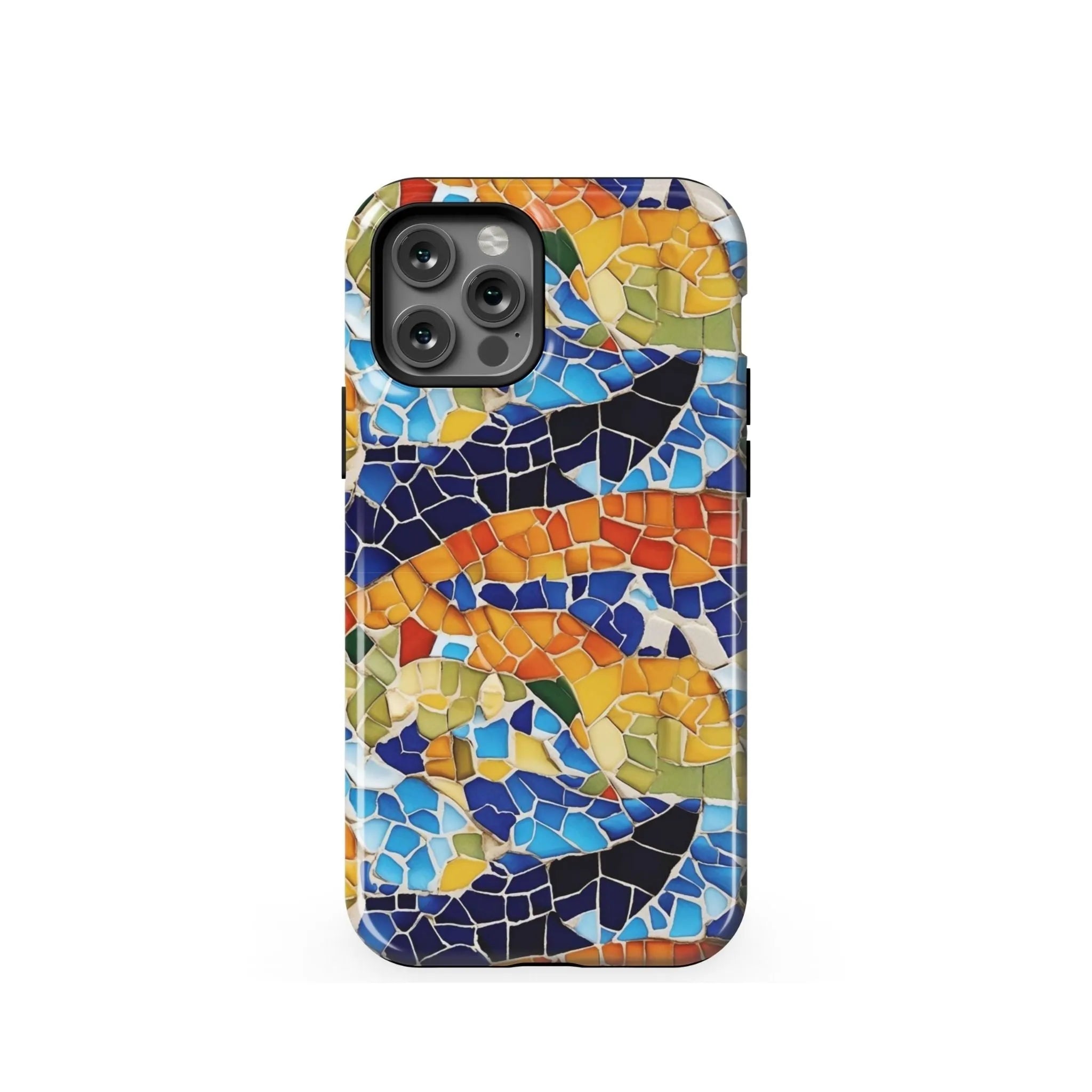Barcelona Colors Mosaic MagSafe iPhone Case - The Global Wanderer