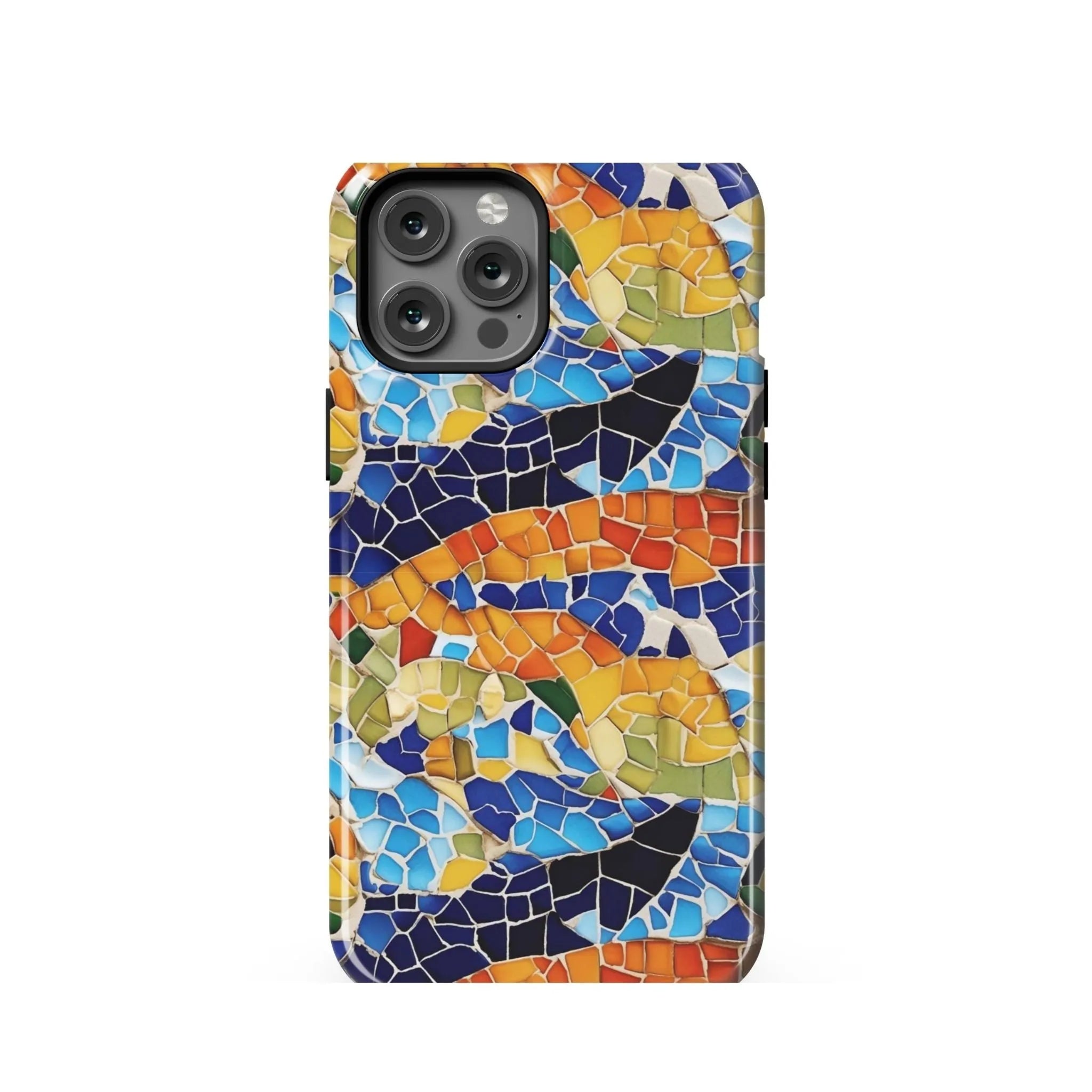 Barcelona Colors Mosaic MagSafe iPhone Case - The Global Wanderer