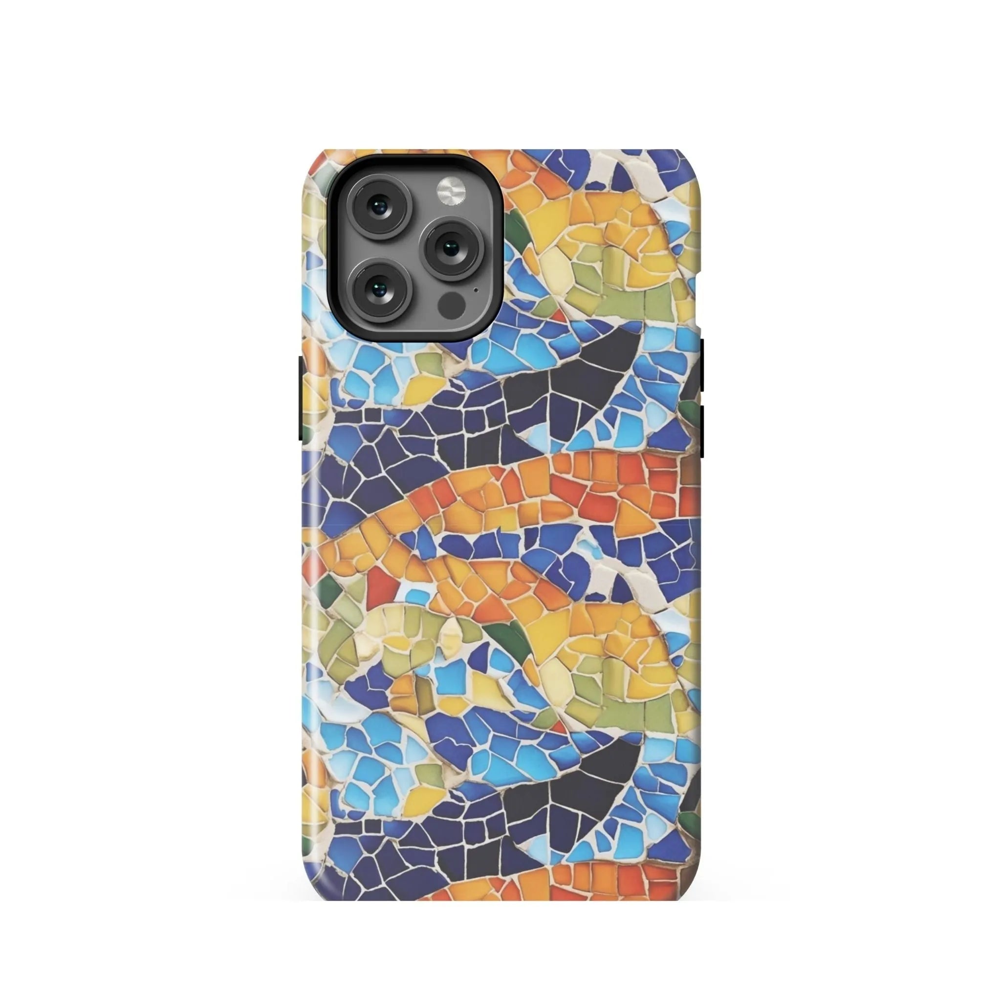 Barcelona Colors Mosaic MagSafe iPhone Case - The Global Wanderer
