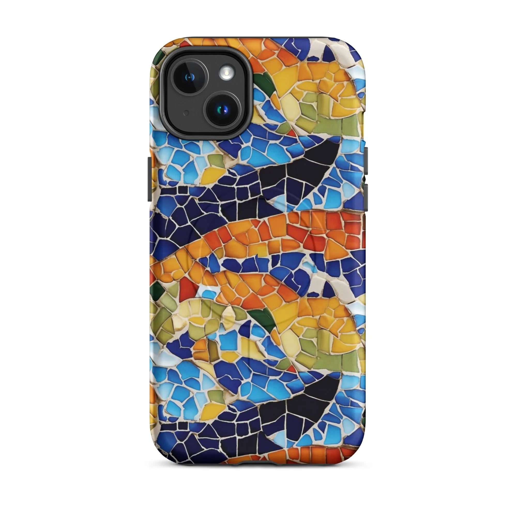 Barcelona Colors Mosaic MagSafe iPhone Case - The Global Wanderer