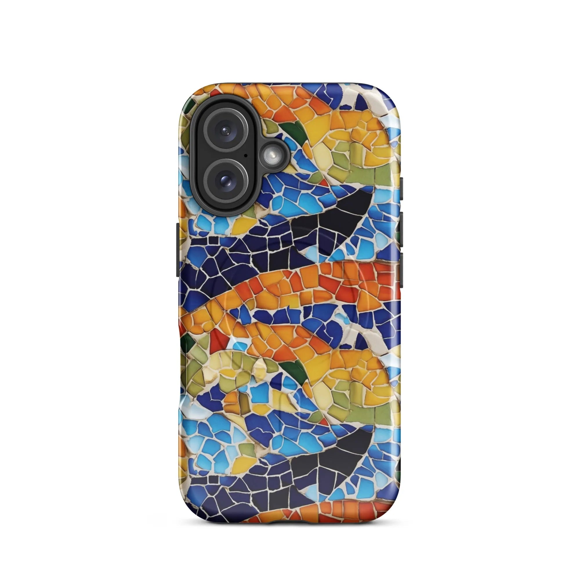 Barcelona Colors Mosaic MagSafe iPhone Case - The Global Wanderer
