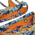 Barcelona Colors Mosaic Recycled High-Waisted Bikini - The Global Wanderer