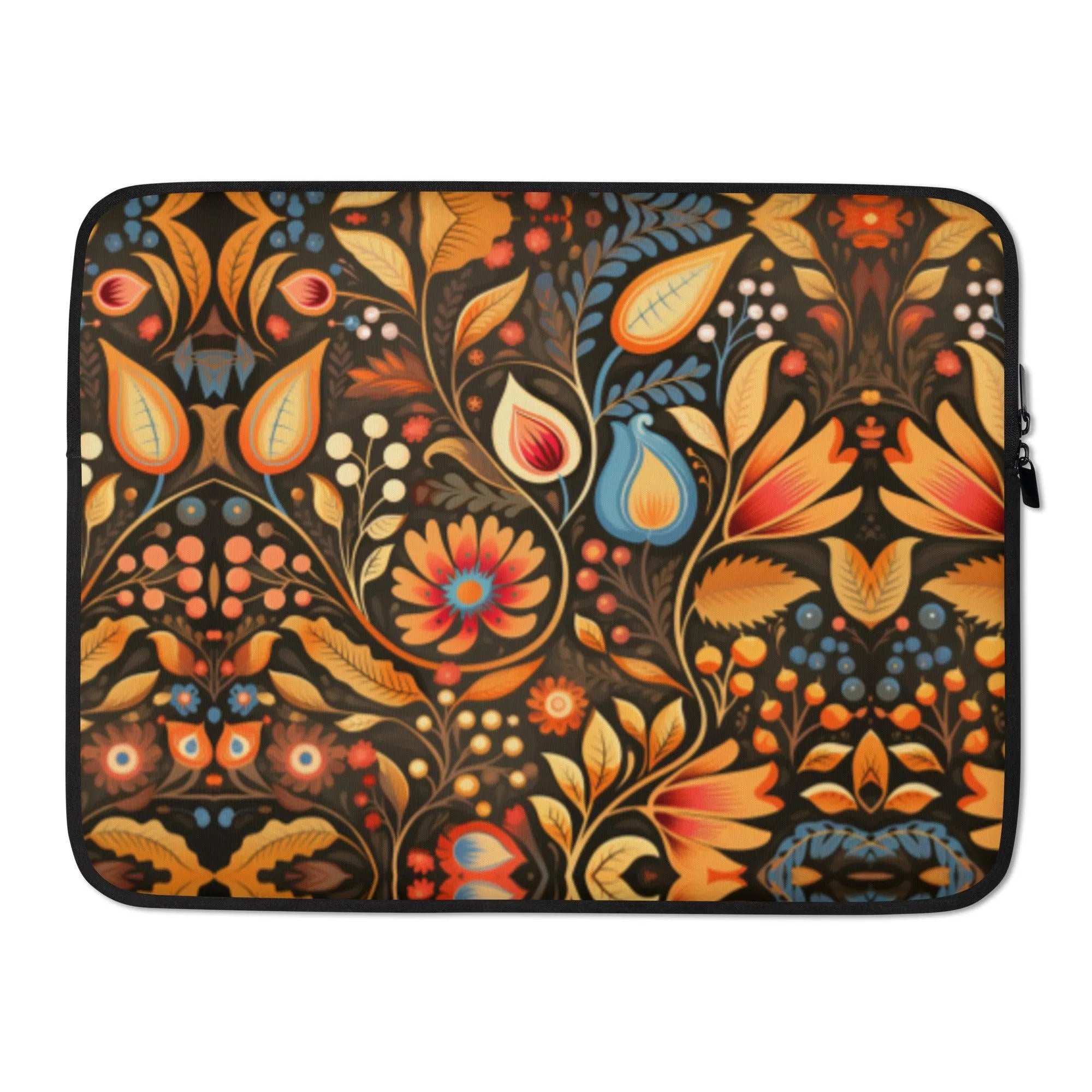 Bavarian Fall Folk Art Laptop Case - The Global Wanderer