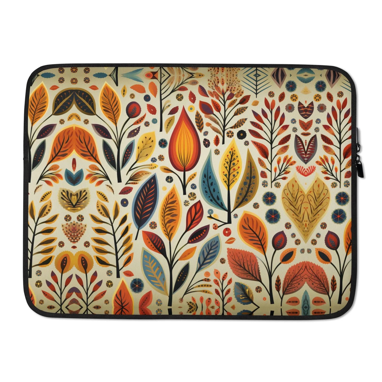 Bavarian Fall Folk Art Laptop Case - The Global Wanderer