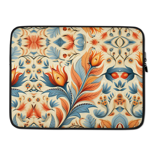 Bavarian Fall Folk Art Laptop Case - The Global Wanderer