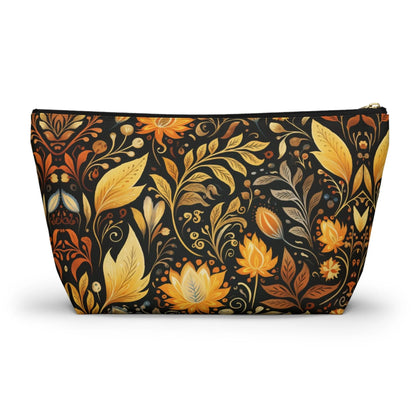 Bavarian Fall Folk Art Print Pouch - The Global Wanderer