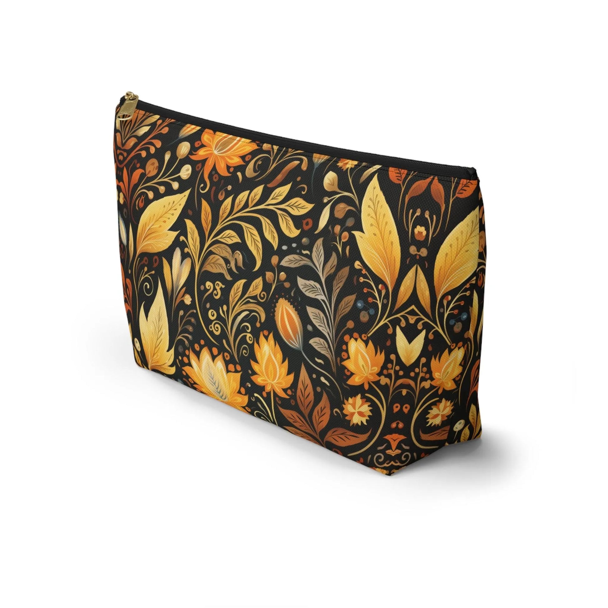 Bavarian Fall Folk Art Print Pouch - The Global Wanderer