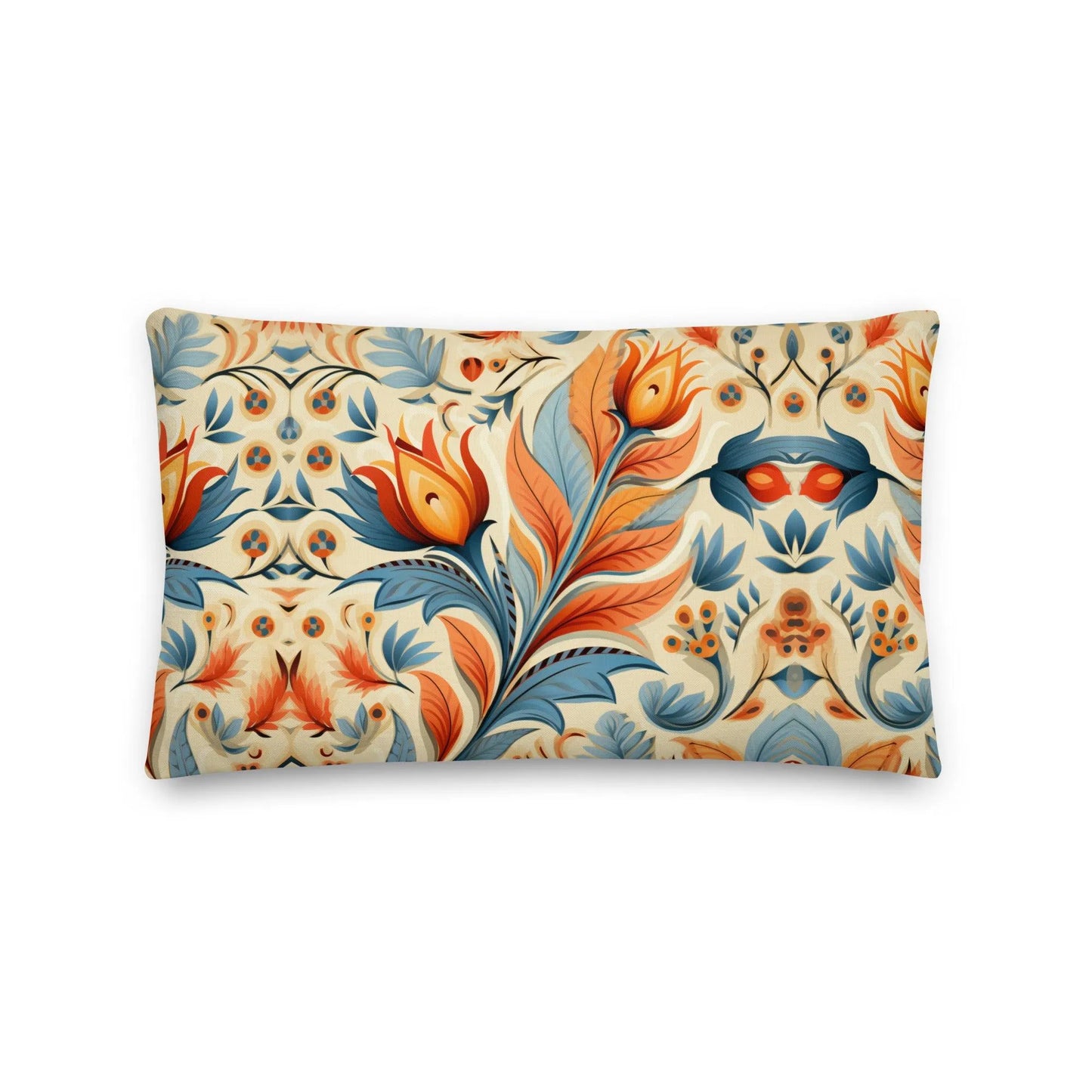 Bavarian Fall Folk Art Throw Pillow - The Global Wanderer