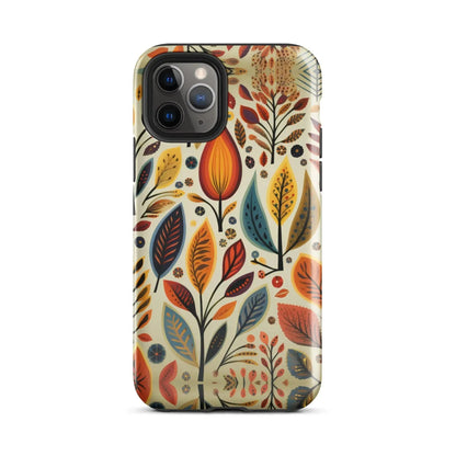 Bavarian Fall Folk Art Tough MagSafe iPhone® Case - The Global Wanderer