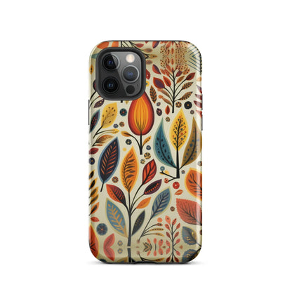 Bavarian Fall Folk Art Tough MagSafe iPhone® Case - The Global Wanderer