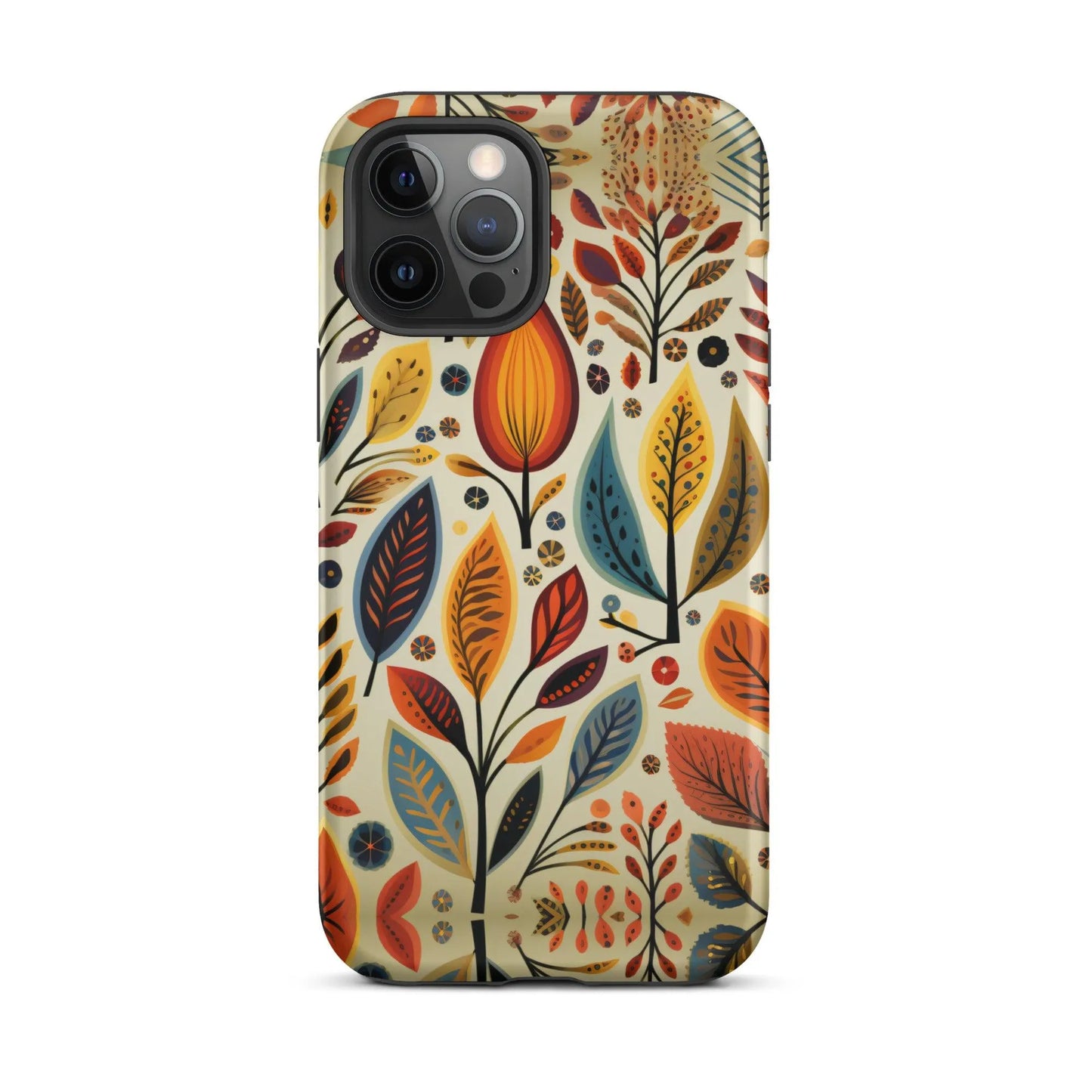 Bavarian Fall Folk Art Tough MagSafe iPhone® Case - The Global Wanderer