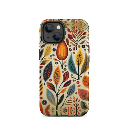 Bavarian Fall Folk Art Tough MagSafe iPhone® Case - The Global Wanderer