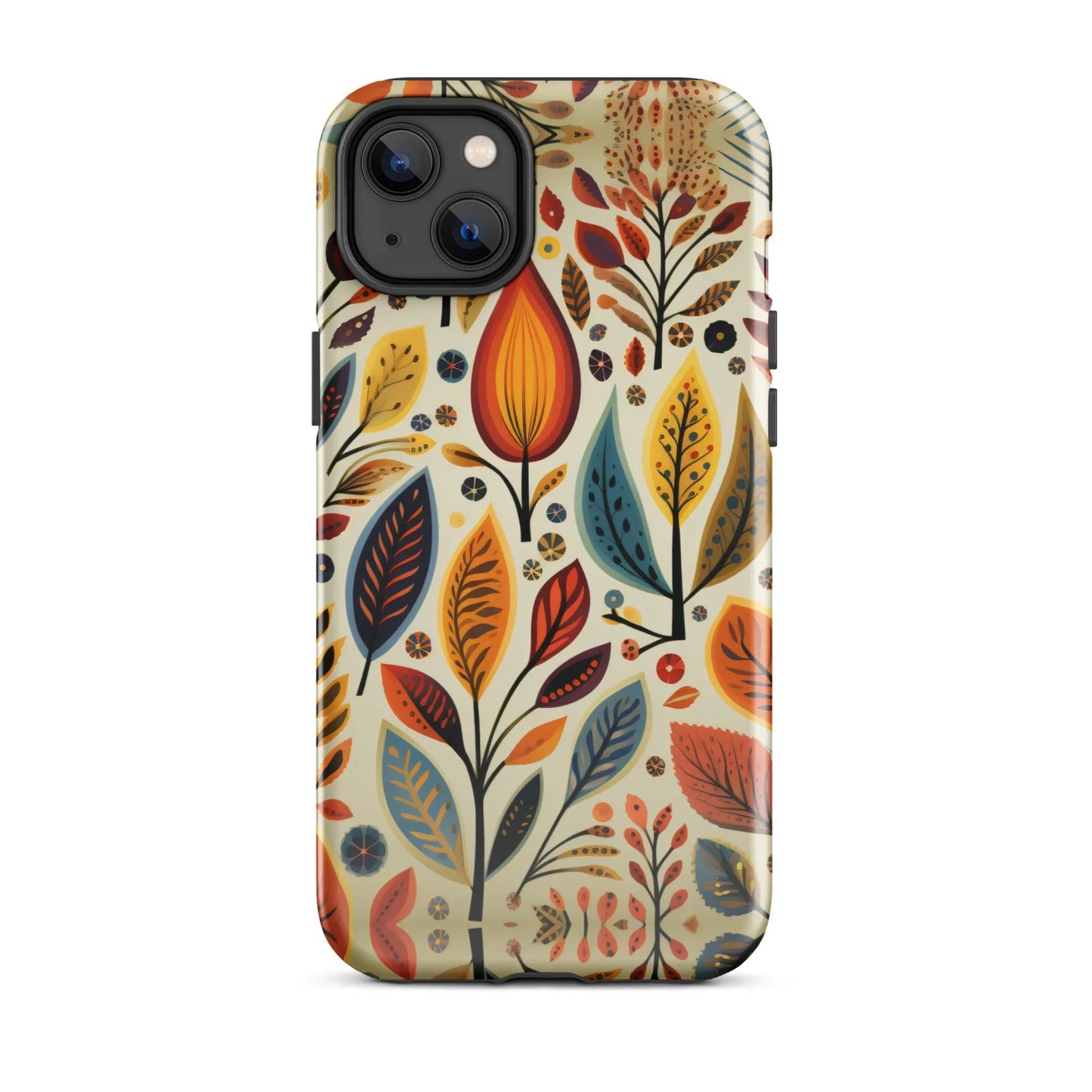 Bavarian Fall Folk Art Tough MagSafe iPhone® Case - The Global Wanderer