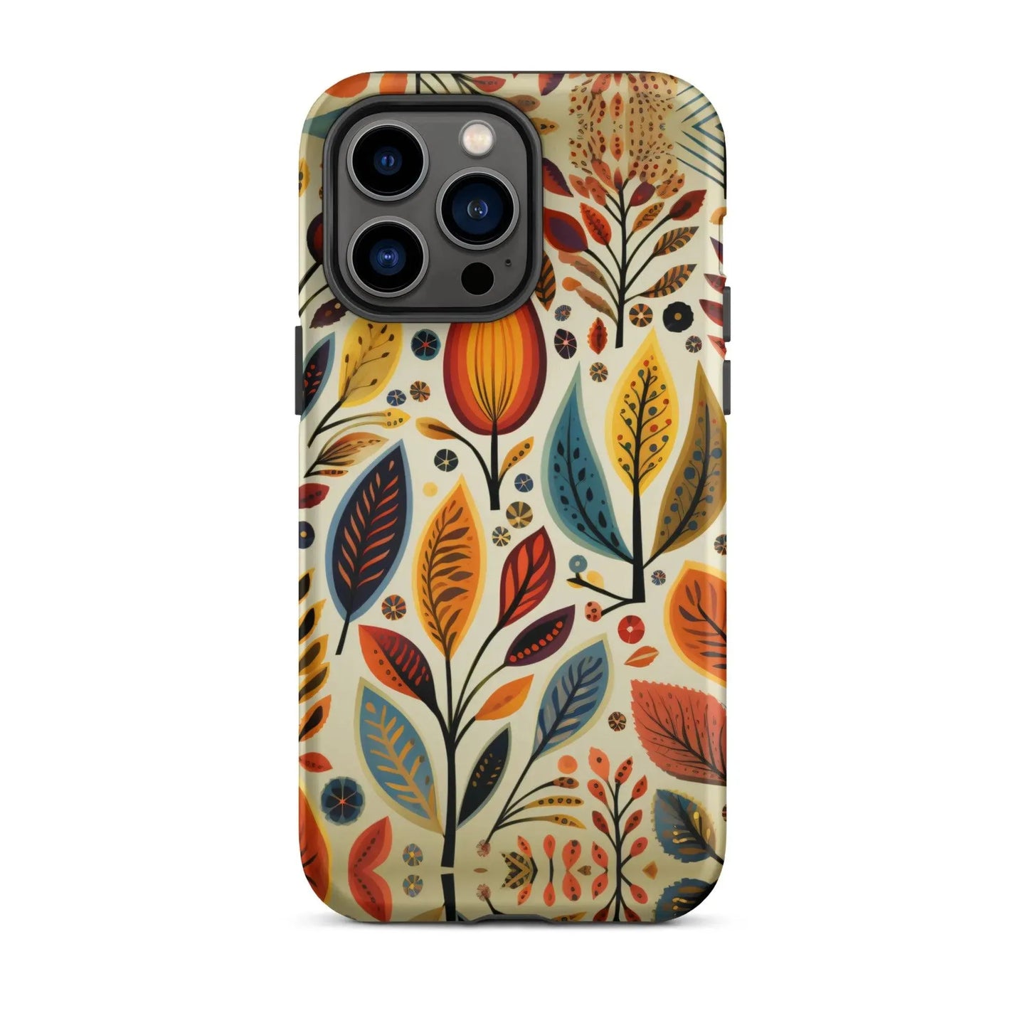 Bavarian Fall Folk Art Tough MagSafe iPhone® Case - The Global Wanderer