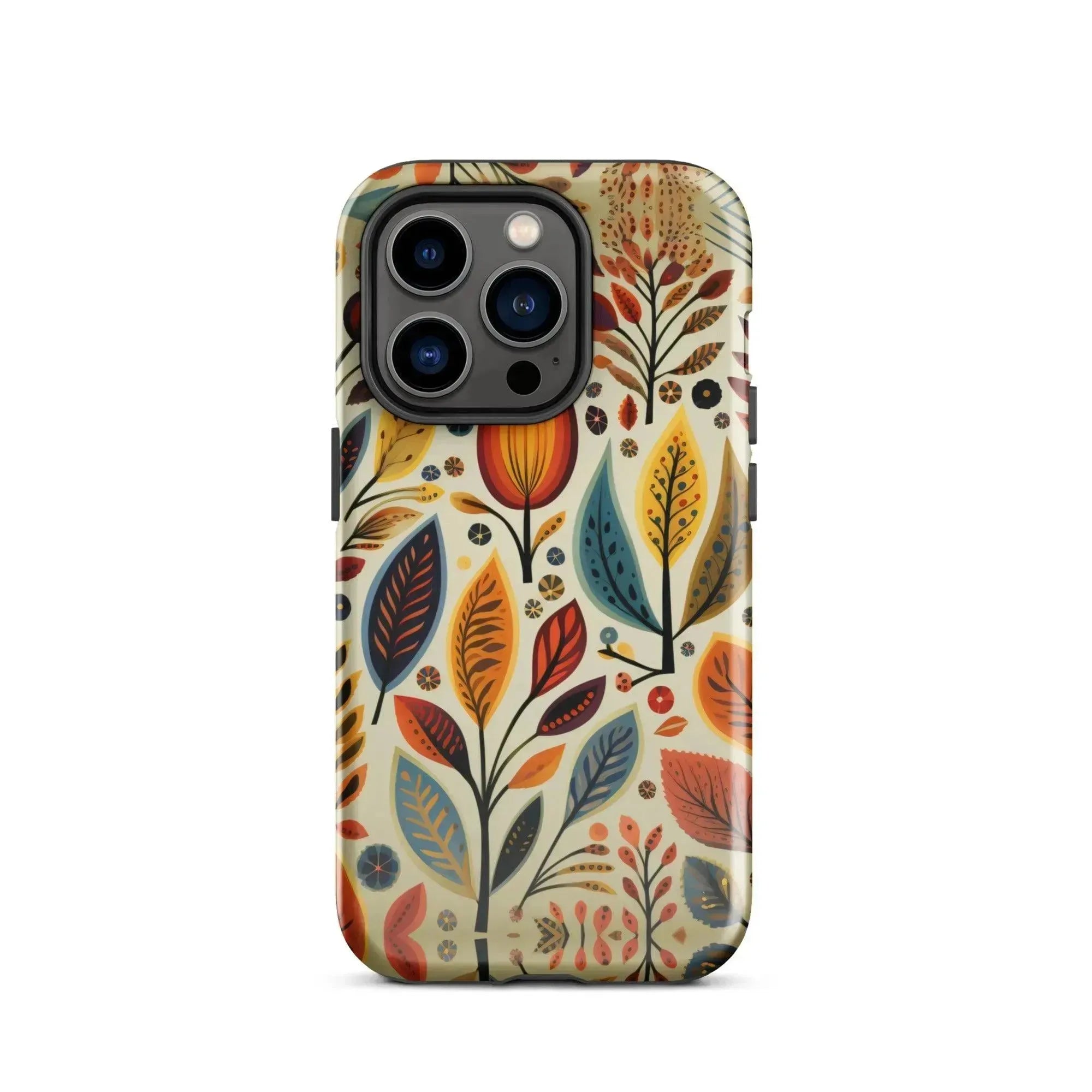 Bavarian Fall Folk Art Tough MagSafe iPhone® Case - The Global Wanderer