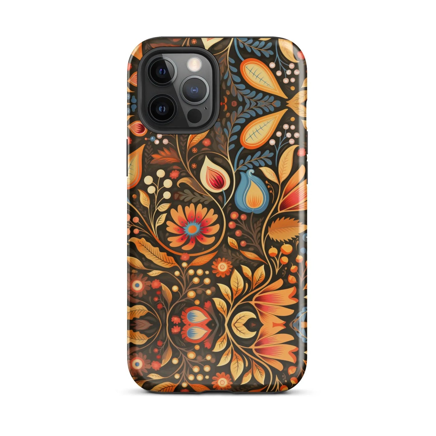 Bavarian Fall Folk Art Tough MagSafe iPhone® Case - The Global Wanderer