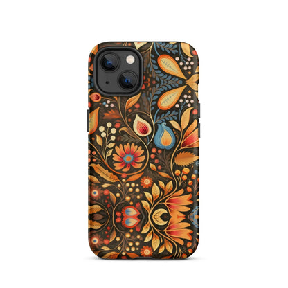 Bavarian Fall Folk Art Tough MagSafe iPhone® Case - The Global Wanderer