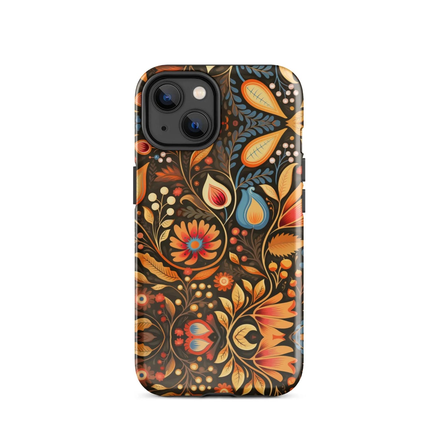 Bavarian Fall Folk Art Tough MagSafe iPhone® Case - The Global Wanderer