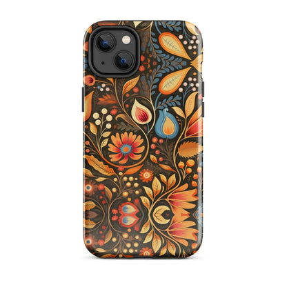 Bavarian Fall Folk Art Tough MagSafe iPhone® Case - The Global Wanderer