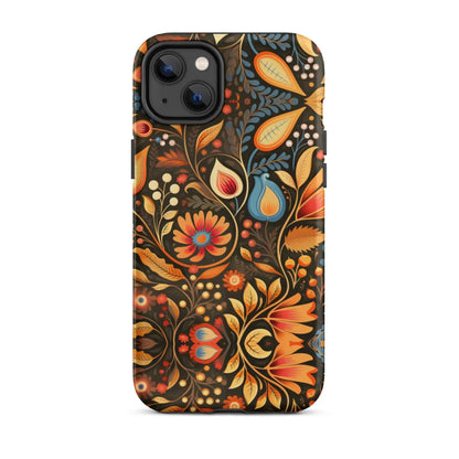 Bavarian Fall Folk Art Tough MagSafe iPhone® Case - The Global Wanderer