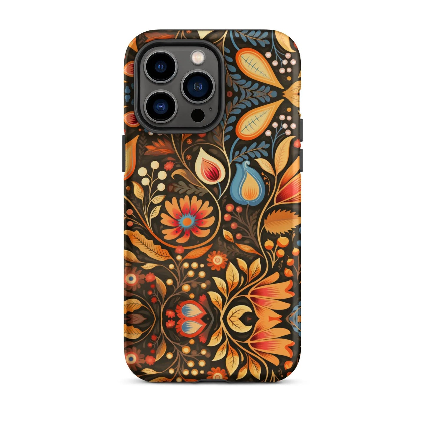 Bavarian Fall Folk Art Tough MagSafe iPhone® Case - The Global Wanderer