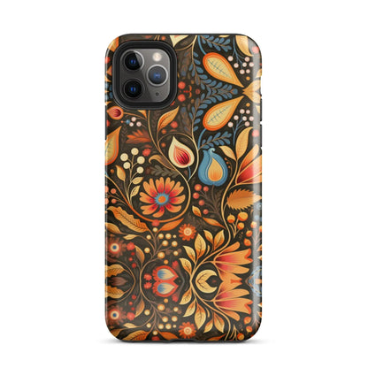 Bavarian Fall Folk Art Tough MagSafe iPhone® Case - The Global Wanderer