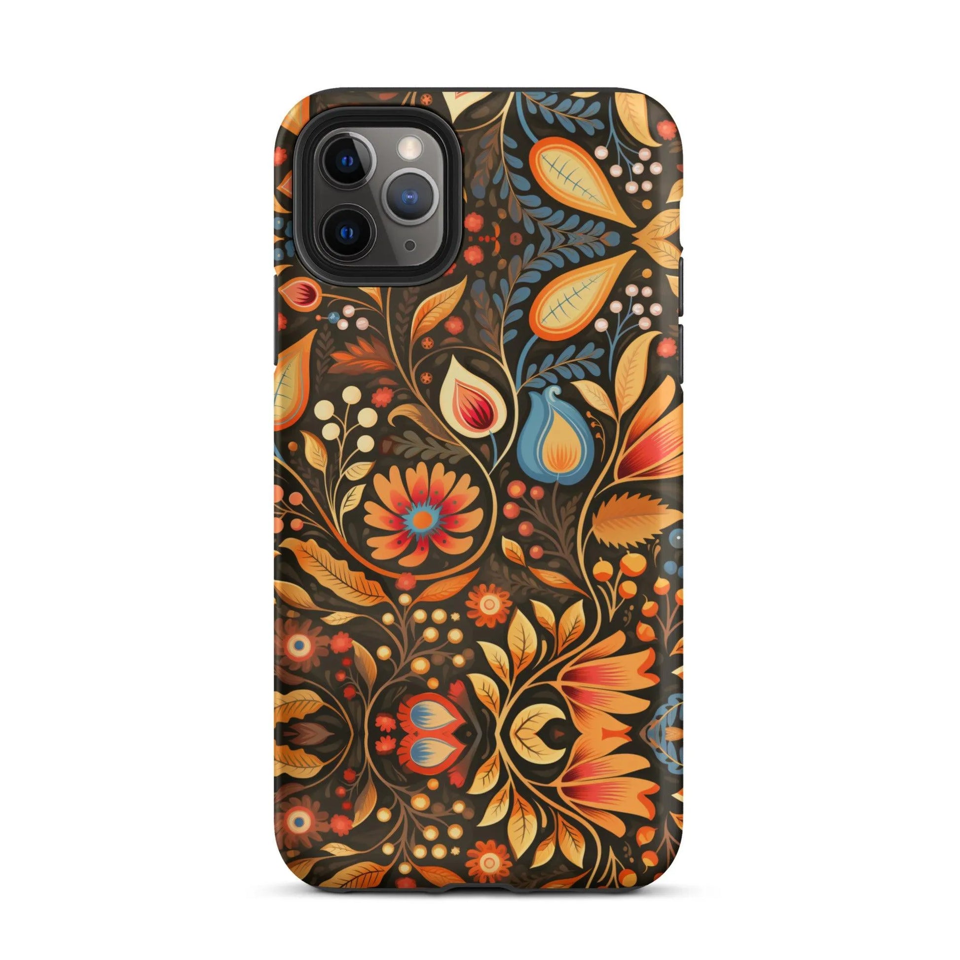 Bavarian Fall Folk Art Tough MagSafe iPhone® Case - The Global Wanderer