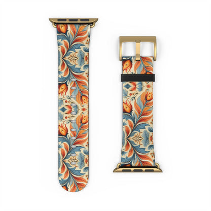 Bavarian Fall Folk Art Watch Band - The Global Wanderer