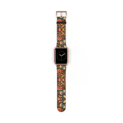 Bavarian Fall Folk Art Watch Band - The Global Wanderer