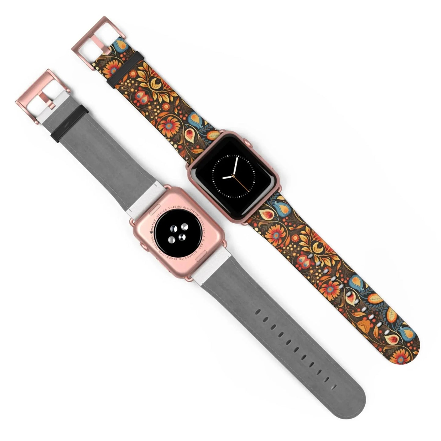 Bavarian Fall Folk Art Watch Band - The Global Wanderer