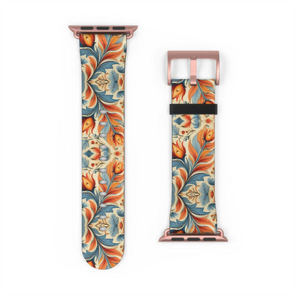 Bavarian Fall Folk Art Watch Band - The Global Wanderer