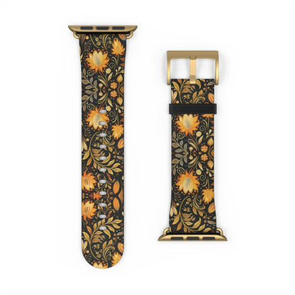 Bavarian Fall Folk Art Watch Band - The Global Wanderer