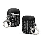 Black Mud Cloth AirPod Case - The Global Wanderer