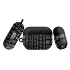 Black Mud Cloth AirPod Pro 2 Case - The Global Wanderer