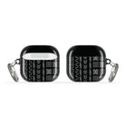 Black Mud Cloth AirPods 4 Case - The Global Wanderer
