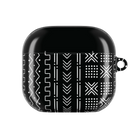 Black Mud Cloth AirPods 4 Case - The Global Wanderer