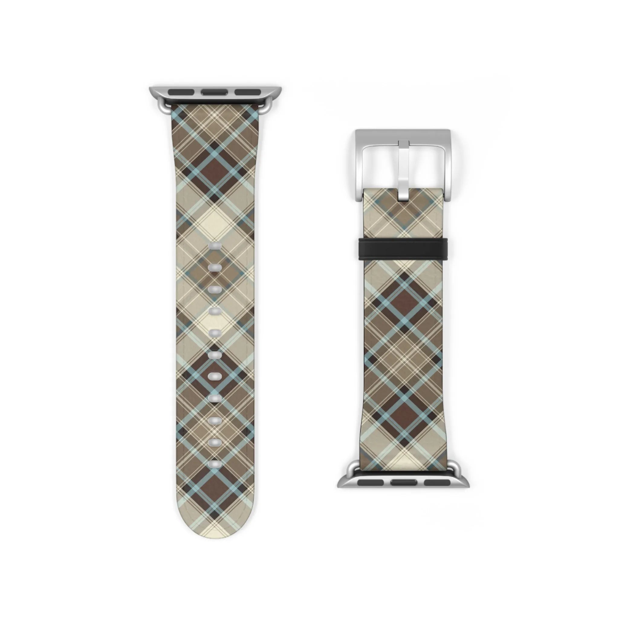 Brown Scottish Plaid Watch Band - The Global Wanderer
