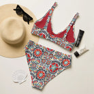 Bukhara Suzani Recycled High-Waisted Bikini - The Global Wanderer