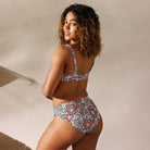 Bukhara Suzani Recycled High-Waisted Bikini - The Global Wanderer