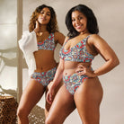 Bukhara Suzani Recycled High-Waisted Bikini - The Global Wanderer