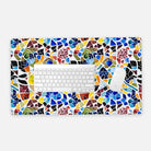 Cadaqués Bohemian Mosaic Desk Mat - The Global Wanderer