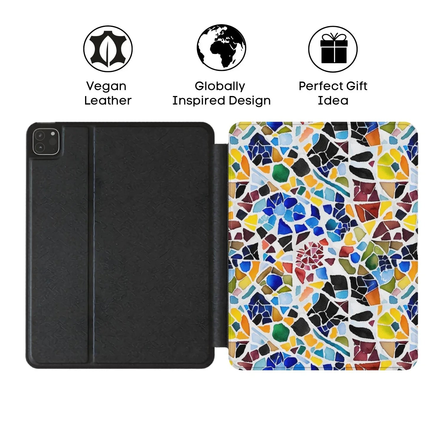 Cadaqués Bohemian Mosaic iPad Case - The Global Wanderer