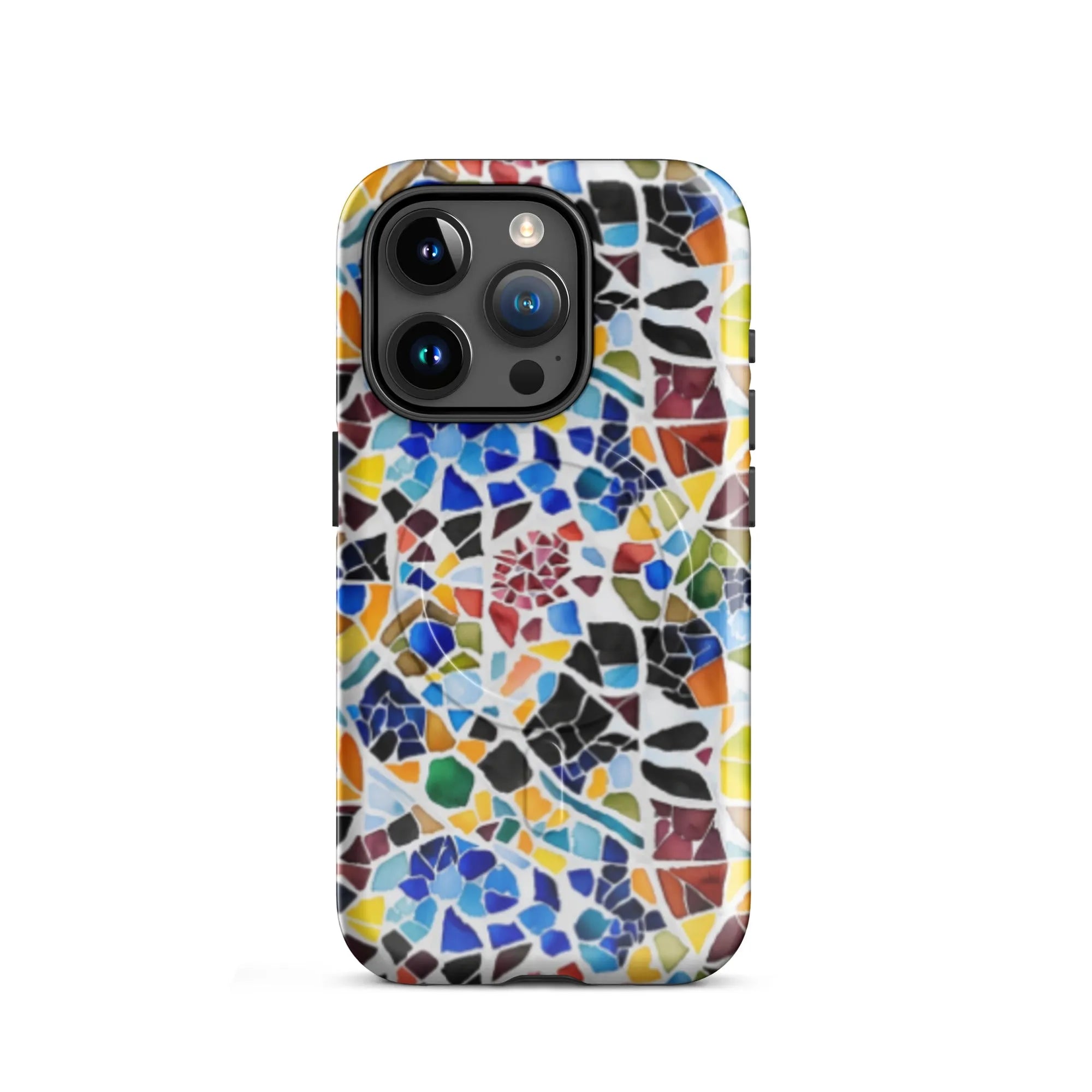 Cadaqués Bohemian Mosaic MagSafe iPhone Case - The Global Wanderer