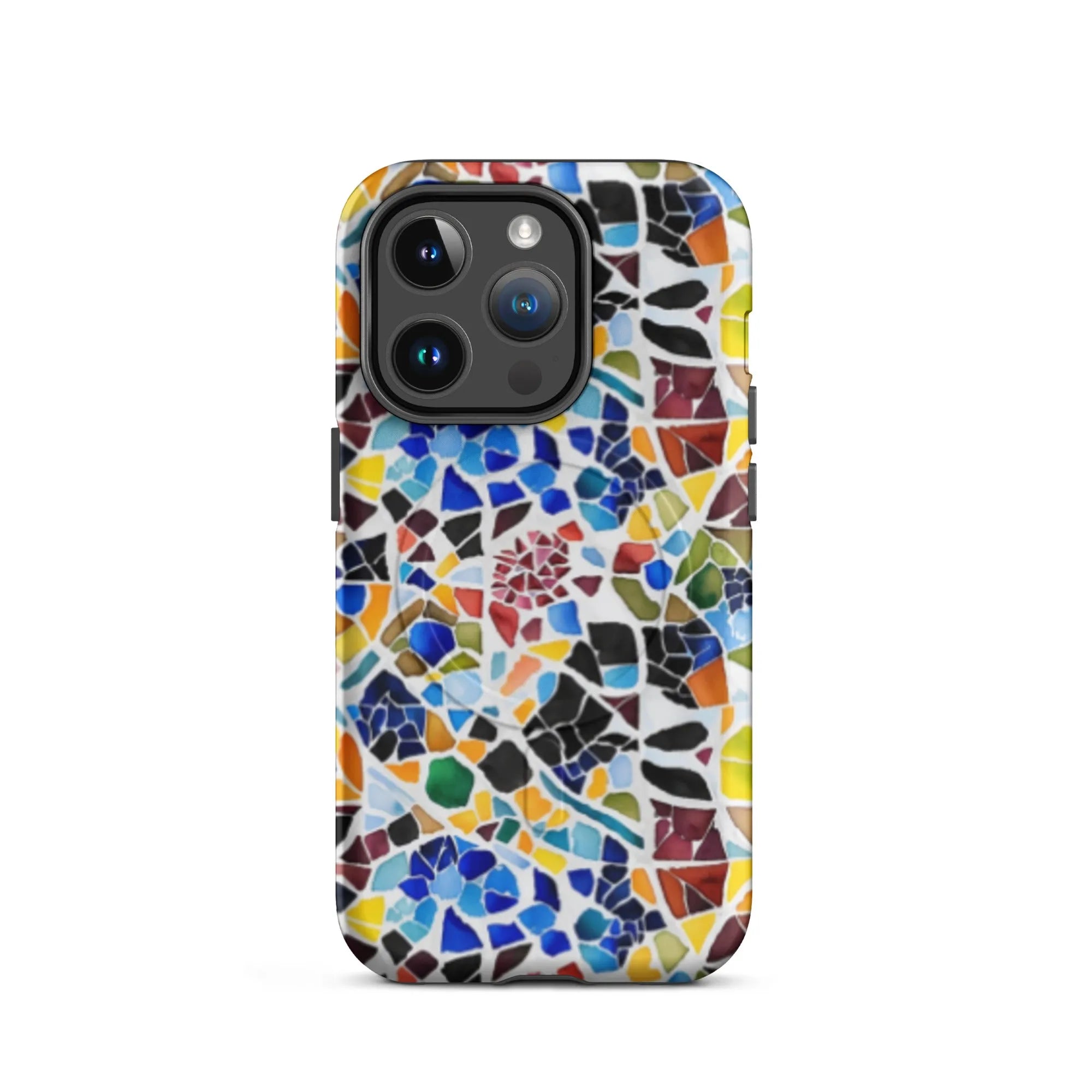 Cadaqués Bohemian Mosaic MagSafe iPhone Case - The Global Wanderer