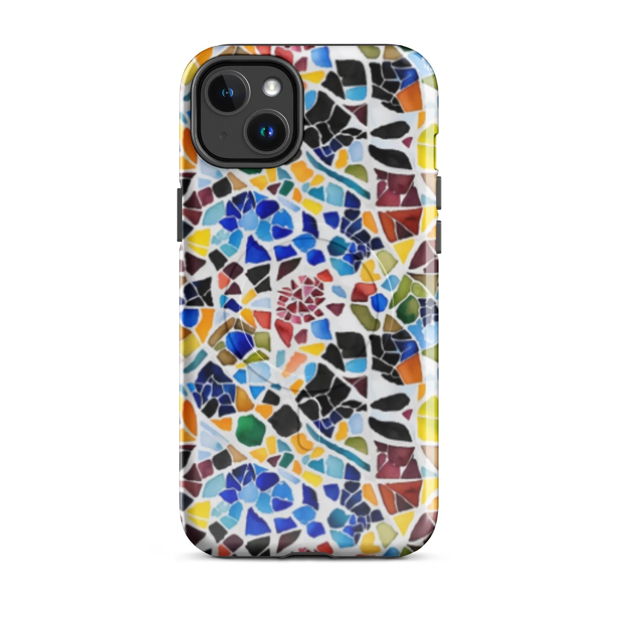 Cadaqués Bohemian Mosaic MagSafe iPhone Case - The Global Wanderer