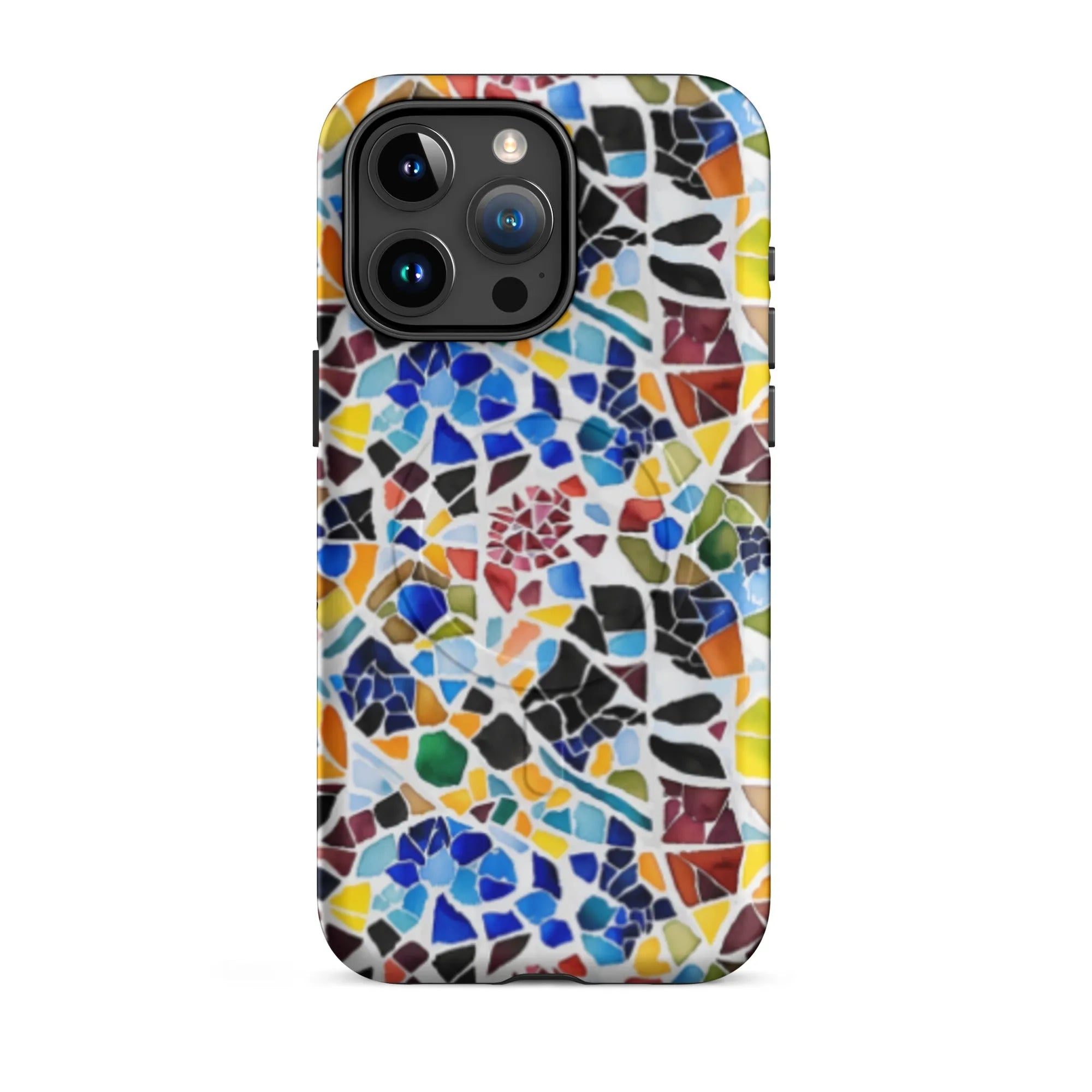 Cadaqués Bohemian Mosaic MagSafe iPhone Case - The Global Wanderer